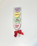 Mini Conversation Hearts Cookie Set