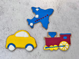 Train, Airplane, Car Personal DIY Cookie Kit