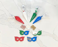 Purim Mask DIY Cookie Kit 1 DZ