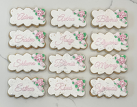 Floral Plaque Cookie