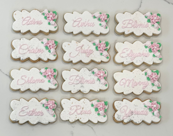 Floral Plaque Cookie