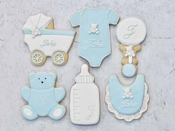 Baby Boy Cookie Gift Set – Elegant Cookies NY