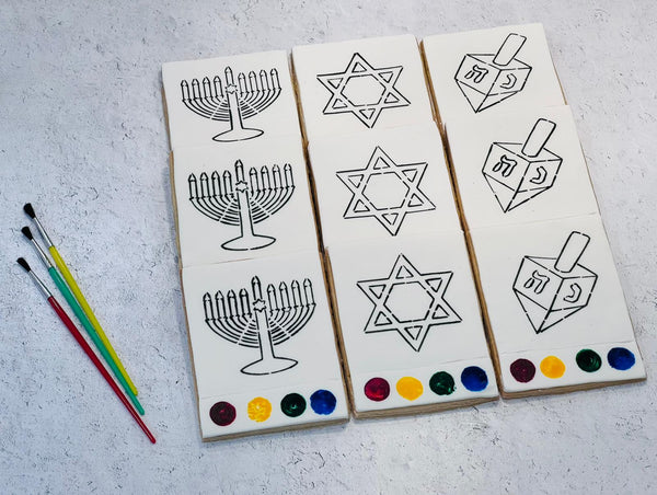 Hanukkah Paint-Your-Own 9 Cookies Kit
