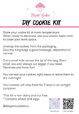 Beach Day Personal DIY Cookie Kit