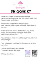Pastel Flower DIY Cookie Kit 1 DZ