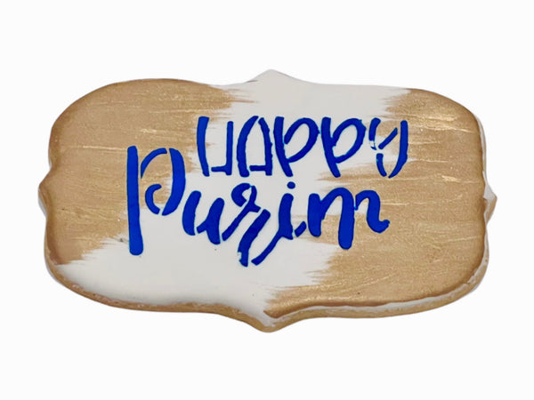 Happy Purim Cookie in bag (Purim)
