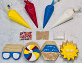 Beach Day  DIY Cookie Kit 1 DZ