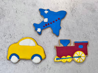 Train, Airplane, Car Personal DIY Cookie Kit